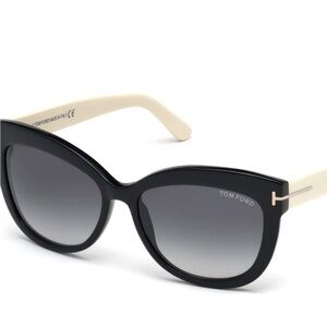 Tom Ford Women's Sunglasses in Black and Cream